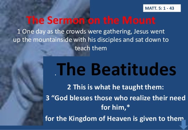sermon on the mountain pdf